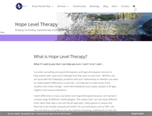 Tablet Screenshot of hopeleveltherapy.com